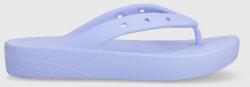 Crocs șlapi Classic Platform Flip femei, culoarea violet, cu platforma, 207714 207714.5Q6-5Q6 PPYX-KLD0R3_04X