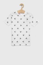 Adidas tricou de bumbac pentru copii U BLUV TEE culoarea alb, modelator PPYX-TSB01U_00X