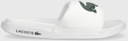 Lacoste papuci CROCO DUALISTE femei, culoarea alb, 43CFA0040 PPYX-OBD1OI_00X