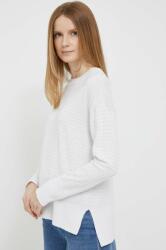 DKNY pulover din amestec de casmir culoarea alb, light PPYX-SWD084_00X