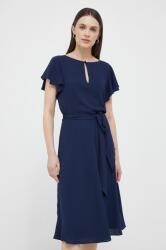 Ralph Lauren rochie culoarea albastru marin, mini, evazati PPYX-SUD23K_59X