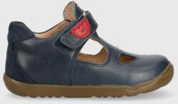 Geox sandale din piele pentru copii culoarea albastru marin PPYX-OBK0I2_59X