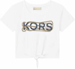 Michael Kors tricou de bumbac pentru copii culoarea alb PPYX-TSG0GZ_00X
