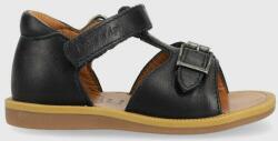 Pom D'api sandale din piele pentru copii culoarea albastru marin PPYX-OBK106_59X