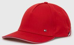 Tommy Hilfiger șapcă de baseball din bumbac culoarea rosu, neted PPYX-CAM03Y_33X