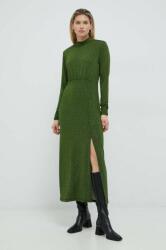 Gestuz rochie culoarea verde, maxi, drept PPYY-SUD2J2_77X