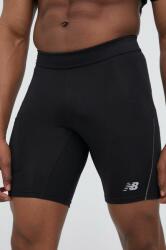 New Balance pantaloni scurți de alergare Accelerate culoarea negru PPYX-SZM0OH_99X