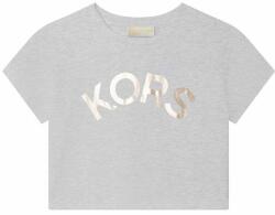 Michael Kors tricou de bumbac pentru copii culoarea gri PPYX-TSG0GK_09X