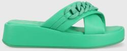 Mexx papuci Lexi femei, culoarea verde, cu platforma, MXBN008203W PPYX-KLD0L6_76X