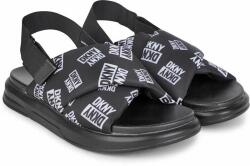 DKNY sandale copii culoarea negru PPYX-OBG13P_99X