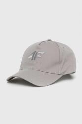 4F șapcă de baseball din bumbac culoarea gri, neted PPYX-CAM0C9_90X