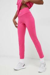 Fila leggins de antrenament Raga culoarea roz, neted PPYX-LGD06N_42X