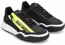 DKNY sneakers pentru copii culoarea negru PPYX-OBB08H_99X