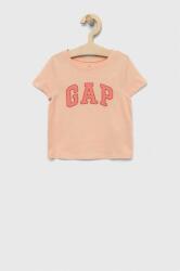 GAP tricou de bumbac pentru copii culoarea portocaliu PPYX-TSG0DE_24X