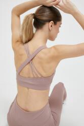 4F sutien yoga culoarea roz, neted PPYX-BID25M_03X