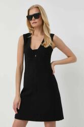 Morgan rochie culoarea negru, mini, mulata PPYX-SUD2B2_99X