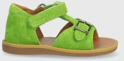 Pom D'api Reebok Classic sandale din piele pentru copii culoarea verde PPYX-OBK10C_71X