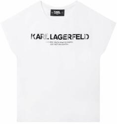 KARL LAGERFELD tricou copii culoarea alb PPYX-TSG0HH_00X