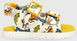 Camper sandale din piele pentru copii culoarea bej PPYX-OBK0G8_01X