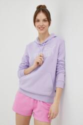 PUMA bluză trening culoarea violet, cu glugă, cu imprimeu PPYX-BLD087_48X