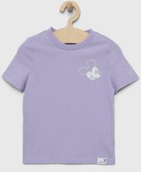 GAP tricou de bumbac pentru copii x Disney culoarea violet, cu imprimeu PPYX-TSB0EM_45X
