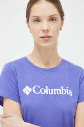 Columbia tricou femei, culoarea violet PPYX-TSD1ON_48X