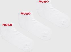 Hugo șosete 3-pack bărbați, culoarea alb 50480217 PPYX-LGM02P_00A