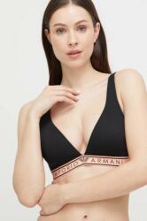 Emporio Armani Underwear sutien culoarea negru, neted PPYX-BID0NT_99X