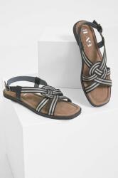 Answear Lab sandale de piele femei, culoarea negru BPYX-OBD00F_99X