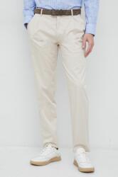 Calvin Klein pantaloni barbati, culoarea bej, drept PPYX-SPM04G_01X