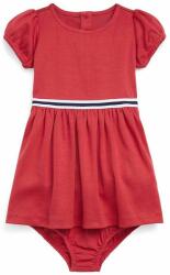 Ralph Lauren rochie bebe culoarea rosu, mini, evazati PPYX-SUG09D_33X