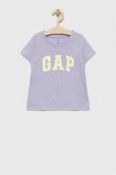 GAP tricou de bumbac pentru copii culoarea violet PPYX-TSG0DE_04X