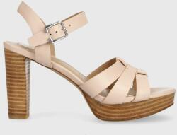 Lauren Ralph Lauren sandale de piele Soffia culoarea roz, 802914494002 PPYX-OBD2Z9_03X