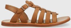 Pom D'api sandale din piele pentru copii culoarea maro PPYX-OBG1A7_82X