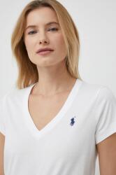 Ralph Lauren tricou din bumbac culoarea alb PPYX-TSD07H_00X