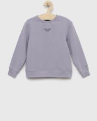 Calvin Klein bluza copii culoarea violet, cu imprimeu PPYX-BLK00J_04X