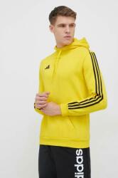Adidas bluză trening Tiro 23 culoarea galben, cu glugă, cu imprimeu PPYX-BLM0PD_11X