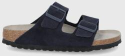Birkenstock papuci din piele Arizona femei, culoarea bleumarin 1020716-Midnight PPYY-KLD0P2_59X