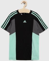 Adidas tricou de bumbac pentru copii U 3S CB TEE culoarea negru, modelator PPYX-TSB01K_99X