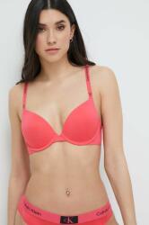 Calvin Klein Underwear sutien culoarea roz, neted PPYX-BID1R9_42X
