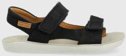 Shoo Pom Pom D'api sandale din piele intoarsa pentru copii culoarea albastru marin PPYX-OBK12F_59X