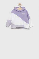 PUMA bluza copii PUMA POWER Cat Hoodie TR G culoarea violet, cu glugă, modelator PPYX-BLG026_04X