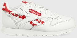 Reebok Classic sneakers pentru copii CL LTHR culoarea alb PPYX-OBK0AW_00X