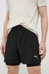 PUMA pantaloni scurți de alergare culoarea negru PPYX-SZM02T_99X