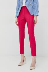 Marciano Guess pantaloni femei, culoarea violet, drept, high waist PPYX-SPD11G_40X