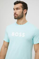 Boss tricou de plajă culoarea turcoaz, cu model 50491706 PPYX-TSM1JG_66X