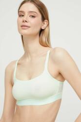 DKNY sutien culoarea verde, neted PPYX-BID284_77X