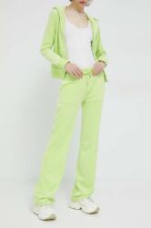 Juicy Couture pantaloni de trening culoarea verde, neted PPYX-SPD0F6_77X