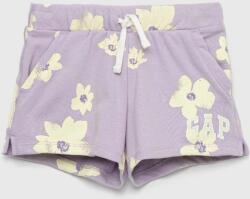 Gap pantaloni scurti copii culoarea violet, cu imprimeu, talie reglabila PPYX-SZG066_04X