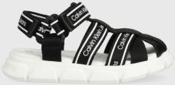 Calvin Klein Jeans sandale copii culoarea negru PPYX-OBB071_99X